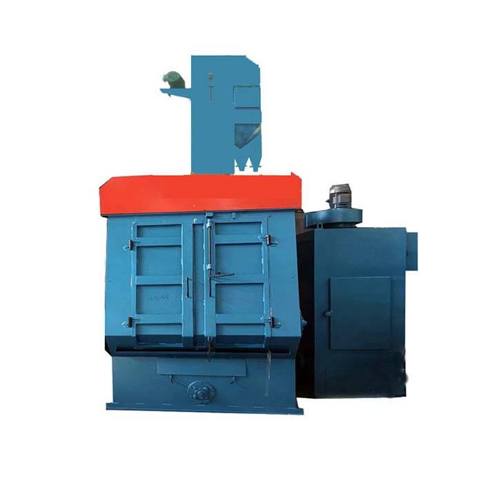 Rolling Drum Crawler Shot Blasting Machine Auto Conveying foar Small Workpiece Cleaning