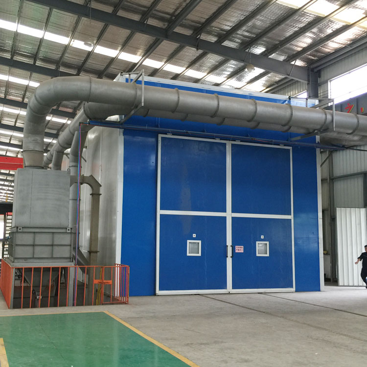 Sandblasting Room Foar Container Cleaning